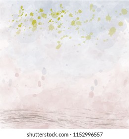 watercolor background vector illustration abstract pocter brush