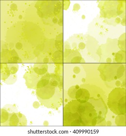 Watercolor background. Vector Illustration of abstract elements