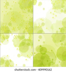 Watercolor background. Vector Illustration of abstract elements