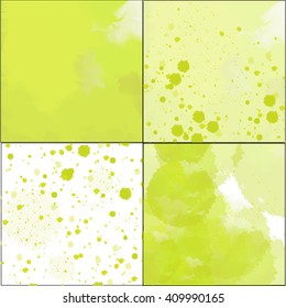 Watercolor background. Vector Illustration of abstract elements