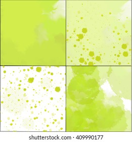 Watercolor background. Vector Illustration of abstract elements