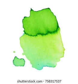 Watercolor background. Vector watercolor stain. 