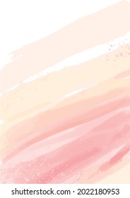 Watercolor background vectorized, isolated. Light colors, hand drawing