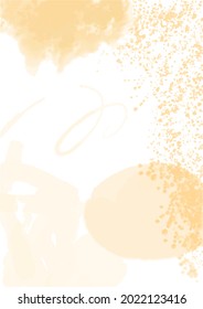Watercolor background vectorized with transparent background.