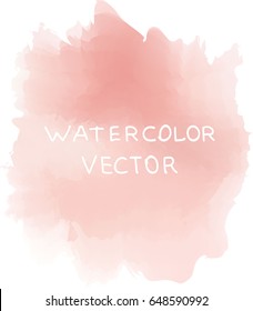 watercolor background, vermilion, vector