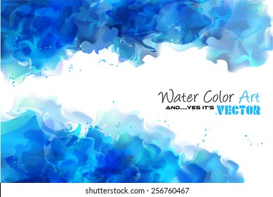 Aquarell-Hintergrund und ja... es ist Vektorgrafik! Zur Verwendung für Poster, Flyer-Hintergrund, Seitenumschläge, Briefköpfe, Hipster-Zeug, Visitenkarten, Broschüren-Vorlagen usw.