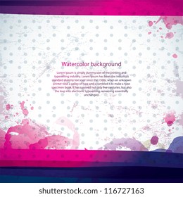 Watercolor background for your business