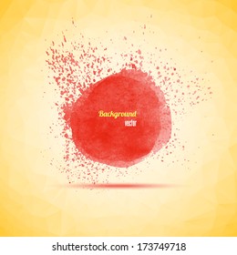 Watercolor background for your design