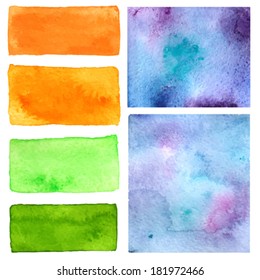 Watercolor backgrounds