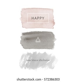 Watercolor backgrounds for design