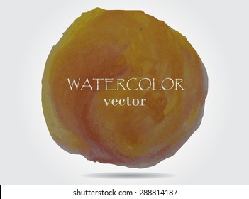 Watercolor background.Watercolor banner.Vector illustration.