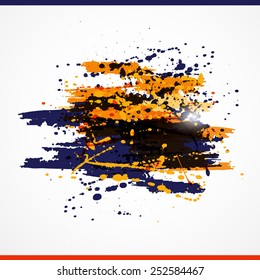 Watercolor Banner. Vector illustration