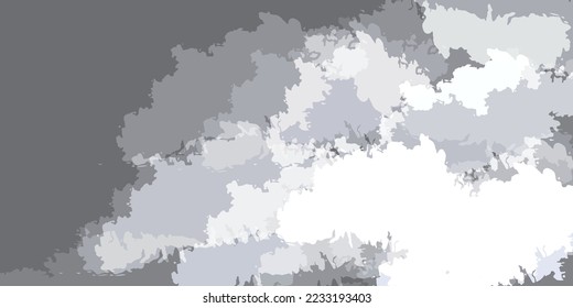 watercolor beautiful sky gray-white background pattern abstract