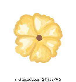 watercolor beautiful variant flower, element wreath