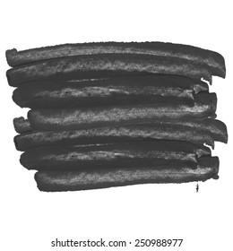 Watercolor black and white backgrounds. Vector illustration.