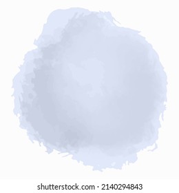 watercolor blot with smudge drips and stains, hand drawn vector element