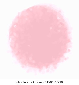 watercolor blot with smudge drips and stains, hand drawn vector element