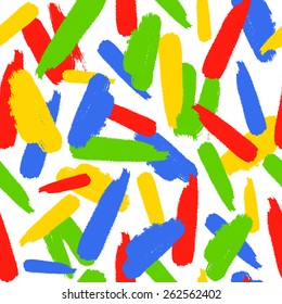 Watercolor blots seamless vector pattern
