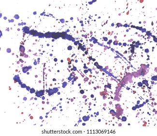 watercolor blots vector illustration
