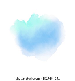 watercolor blue  background