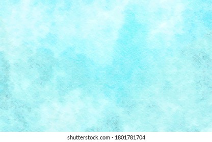 Watercolor blue pastel background. EPS10 backdrop with aquarelle effect. Vector illustration