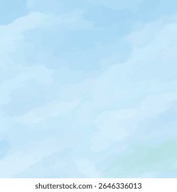 Watercolor blue sky with white clouds element for sale banners, posters, labels, wallpaper, scrapbooking, birthday party decorations, invitations card, printing labels, greeting cards, background et