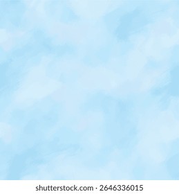 Watercolor blue sky with white clouds element for sale banners, posters, labels, wallpaper, scrapbooking, birthday party decorations, invitations card, printing labels, greeting cards, background et