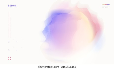 Watercolor blurred texture bright vector background. Trendy dark wallpaper with blurred shapes for poster, website, advertising, etc.