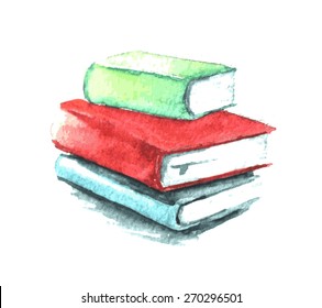 Watercolor Books Illustration