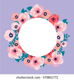 Watercolor bouquet of flowers. Hand painted colorful floral composition isolated on white background. Vintage style peony, roses, anemone, berries and leaves posy.
