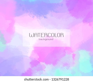 Watercolor bright background for design.