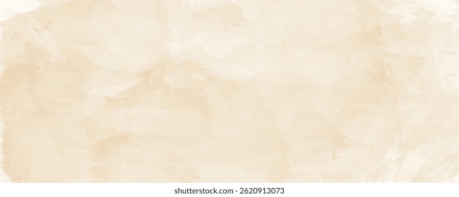 watercolor brown or beige color texture vector background for cards, flyers, poster, banner, brochure, social media, web brush strokes painted design illustration template