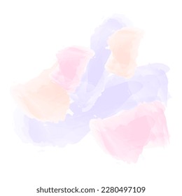 fondo vectorial abstracto de pincel de acuarela 