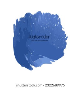 Watercolor brush background vector, watercolor art drawing background.
