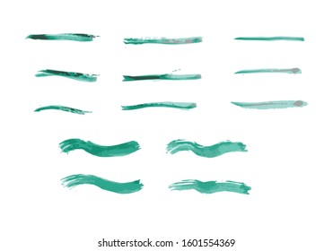 Watercolor brush illustration design with isolation background