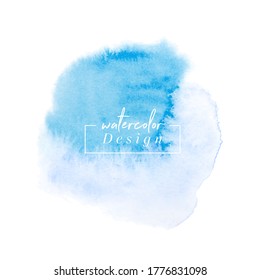 Watercolor brush paint background - Vector. Perfect water art abstract design for any creative ideas.
