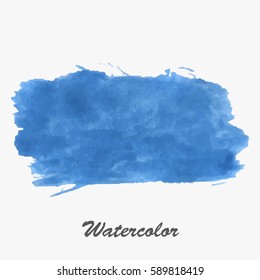 Watercolor brush painted background