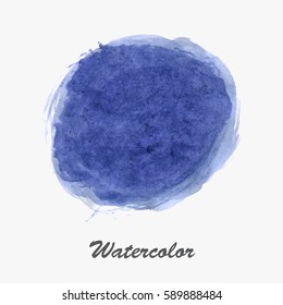 Watercolor brush painted background