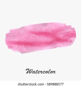 Watercolor brush painted background