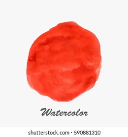 Watercolor brush painted background