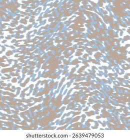 Watercolor brush stroke seamless pattern vector. Abstract blue green yellow curve. Flowing line. Wave and underwater theme. Elegant design for fabric, scarf, cloth, print, card, paper, banner, cover.