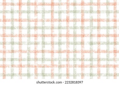 watercolor brush stroke striped gingham pliad seamless pattern