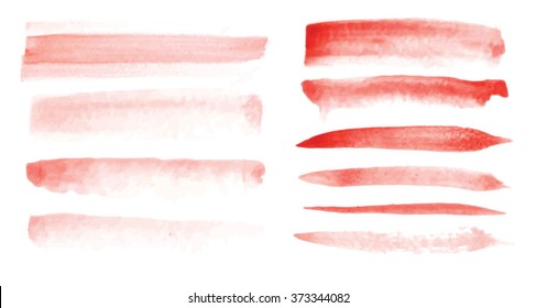 watercolor brush strokes