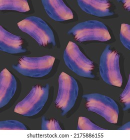 watercolor brush strokes abstract artistic vector seamless pattern