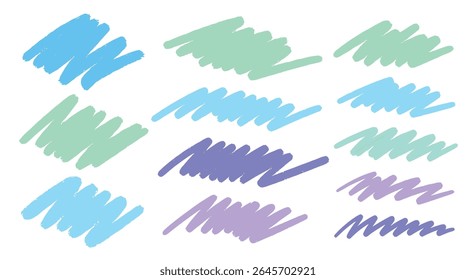 Watercolor Brush Strokes and Artistic Elements for Creative Design Projects