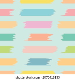 watercolor brush strokes seamless pattern vector and illustrations