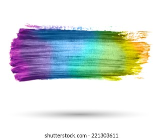 watercolor brush strokes with space for your own text