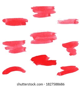 textura de pincel acuarela. colecciones vectoriales de diseño de pincel