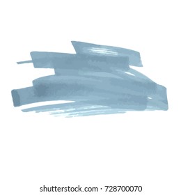 Watercolor brushstroke background grayscale color. Grunge element for scrapbook, decoration and design cards and flyers. A model for the creation of digital brushes