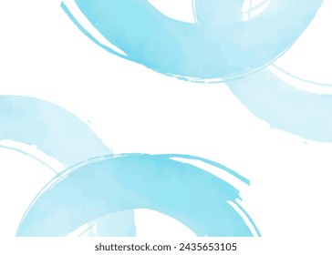 Watercolor brushstroke background, summer, cool summer image background
